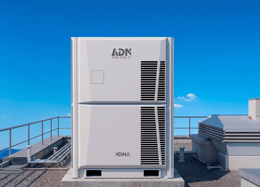 Sistema VRF ADN de ADINA en azotea