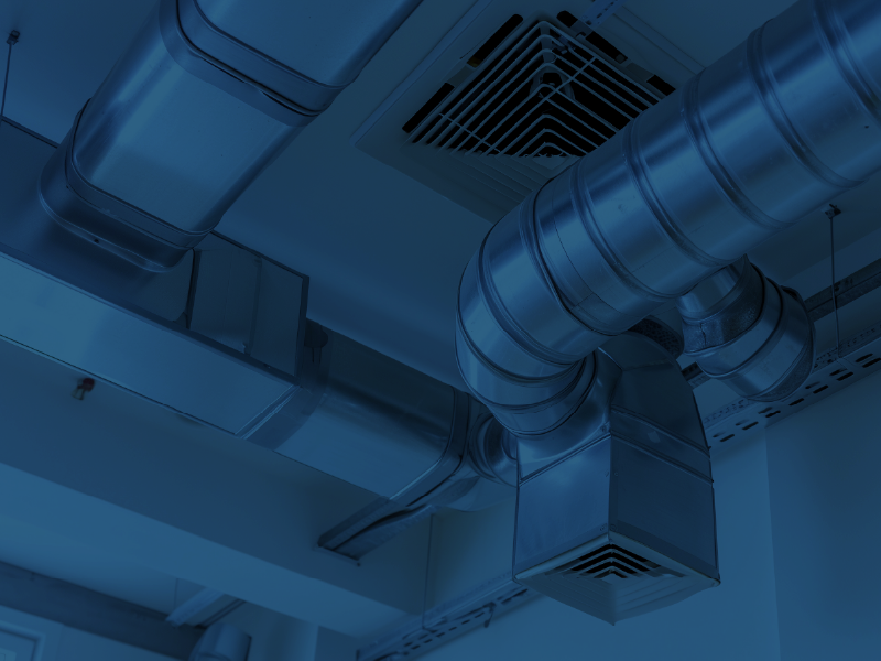 Sistema de ductos y difusores de aire para climatización comercial e industrial.